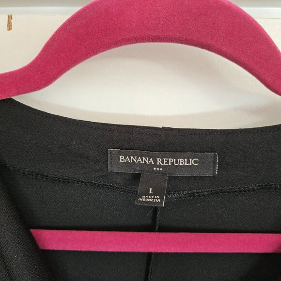 Banana Republic Drape Neck Top - Size Large - Picture 3 of 6